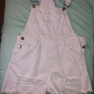 White (short) overalls